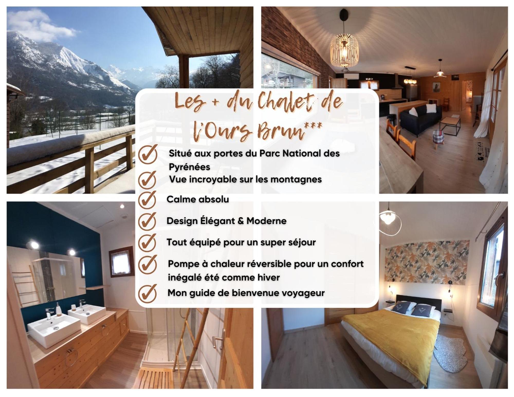 Chalet De L'Ours Brun, Gite 3 Etoiles Gere-Belesten Экстерьер фото